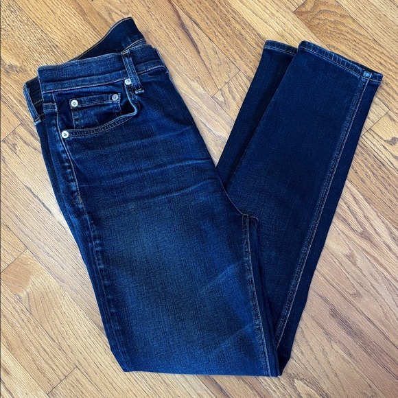 Rag & Bone Riverdale High Rise Ankle Skinny Dark Wash Blue Jeans Women’s Size 28 - Picture 10 of 15
